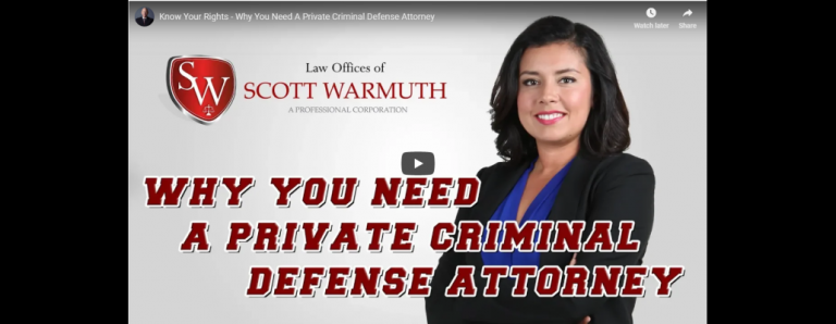 Why You Need A Private Criminal Defense Attorney